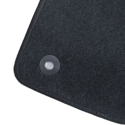 Replacement Black Velour Floor Mats Carpet Set of 6 For 2020-2025 Hyundai Sonata