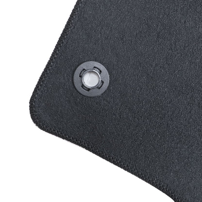 Replacement Black Velour Floor Mats Carpet Set of 6 For 2020-2025 Hyundai Sonata
