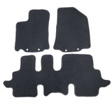 Velour Floor Mats Carpet 3Pcs For 2013-2020 Infiniti QX60 JX35 Nissan Pathfinder