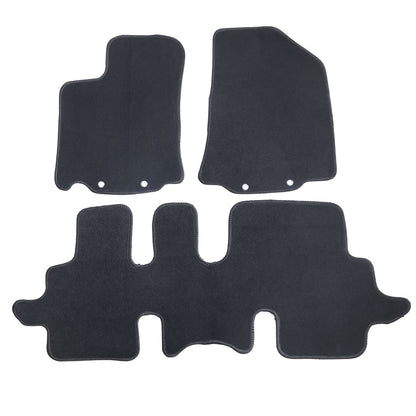 Velour Floor Mats Carpet 3Pcs For 2013-2020 Infiniti QX60 JX35 Nissan Pathfinder