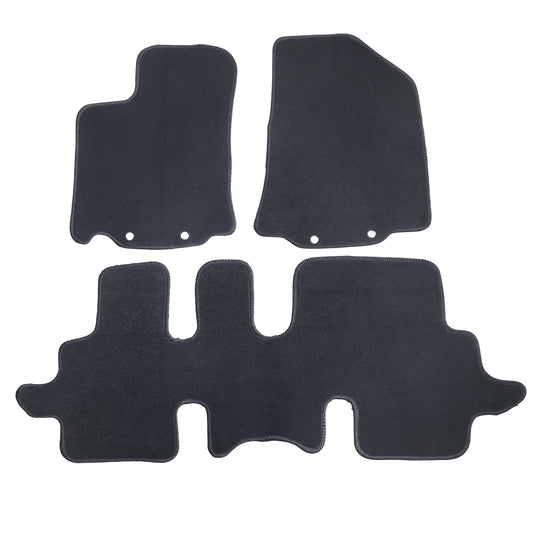 Velour Floor Mats Carpet 3Pcs For 2013-2020 Infiniti QX60 JX35 Nissan Pathfinder