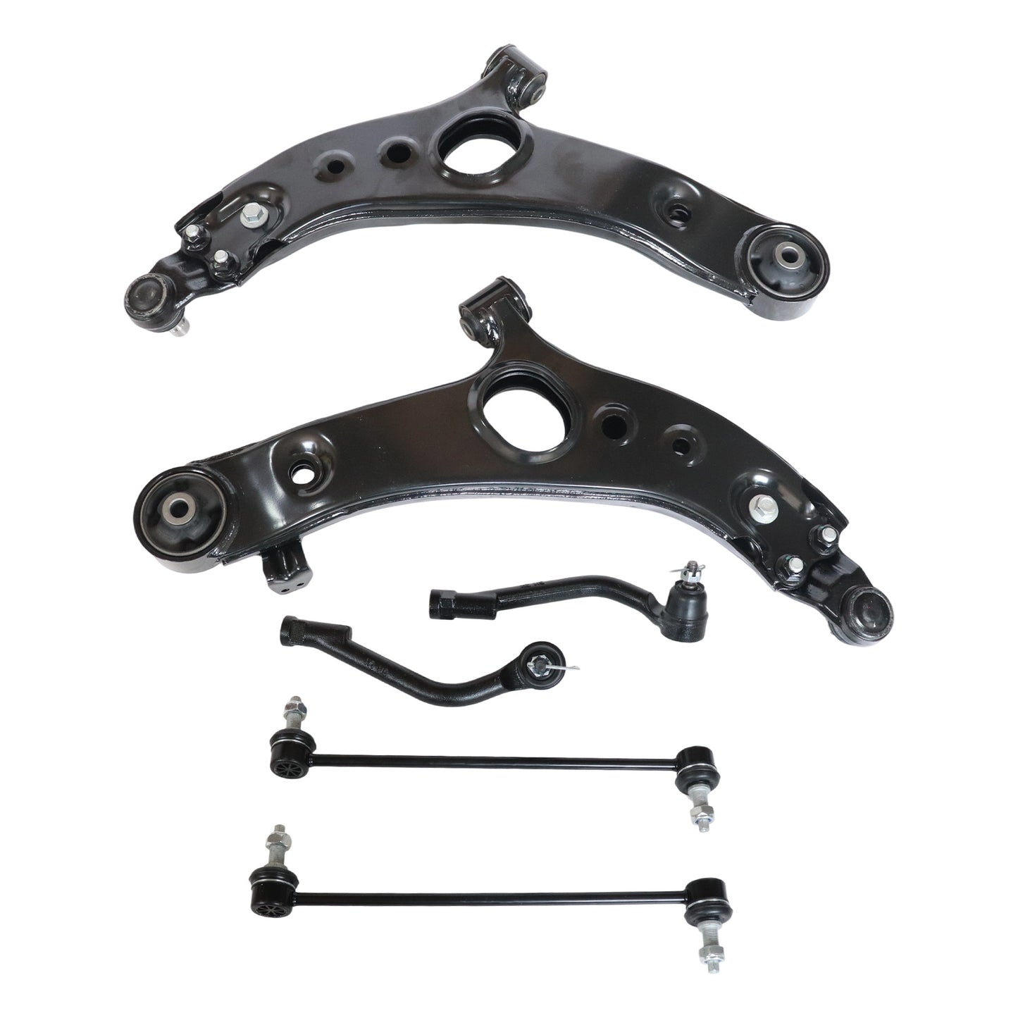 6PCS Front Lower Control Arms Suspension Kit For Hyundai Santa Fe 2013-2014 USA