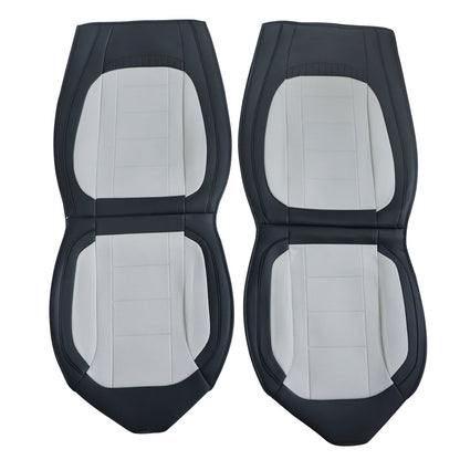 Leather 5 Seat Covers Full Set Front & Rear Cushion Fits Honda Deluxe Car