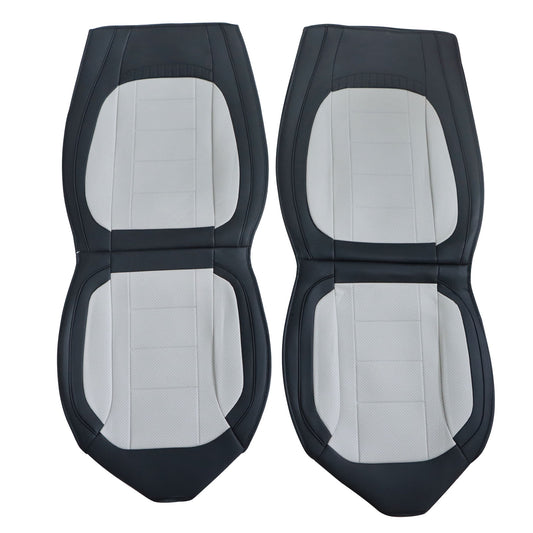 Leather 5 Seat Covers Full Set Front & Rear Cushion Fits Honda Deluxe Car