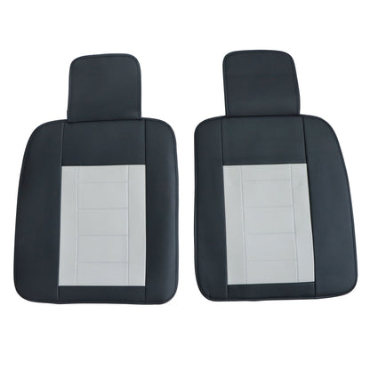 Leather 5 Seat Covers Full Set Front & Rear Cushion Fits Honda Deluxe Car