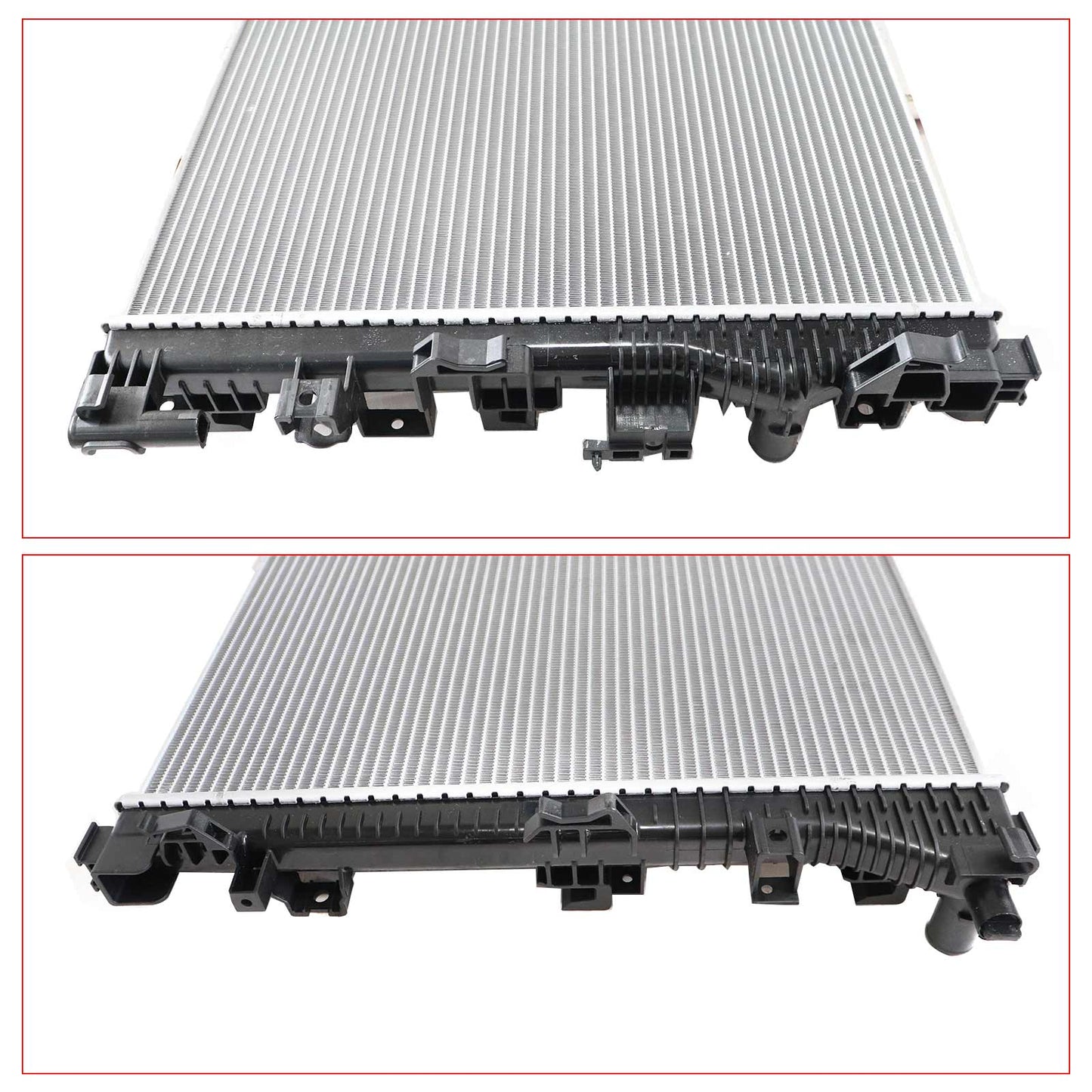 For GMC Terrain Denali 2021-2022 L4 1.5L 2X Radiator & AC Condenser Cooling Kit
