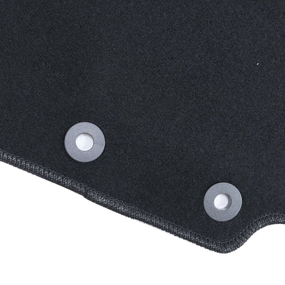 New For 2011-2017 Kia Rio Front & Rear Velour Floor Mats Carpet Black 4PCS
