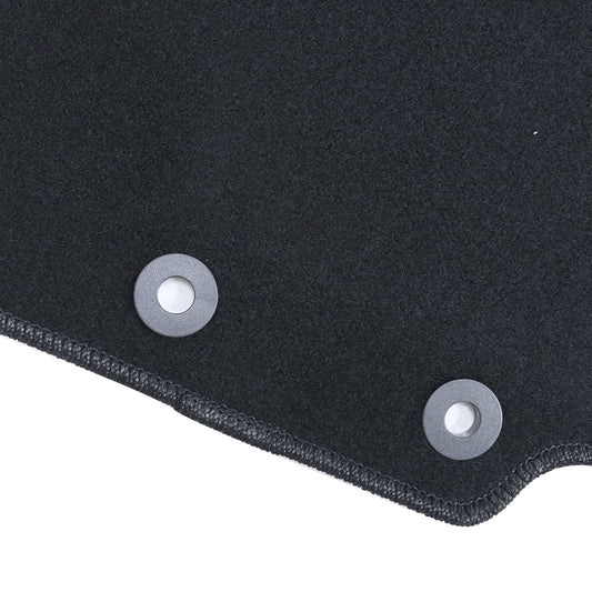 New For 2011-2017 Kia Rio Front & Rear Velour Floor Mats Carpet Black 4PCS