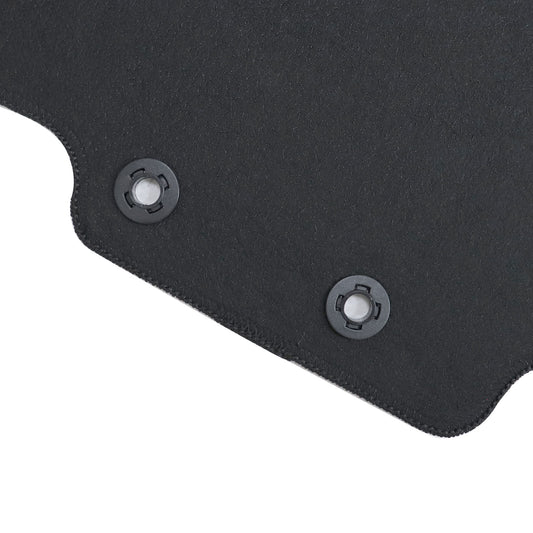 New For 2011-2017 Kia Rio Front & Rear Velour Floor Mats Carpet Black 4PCS