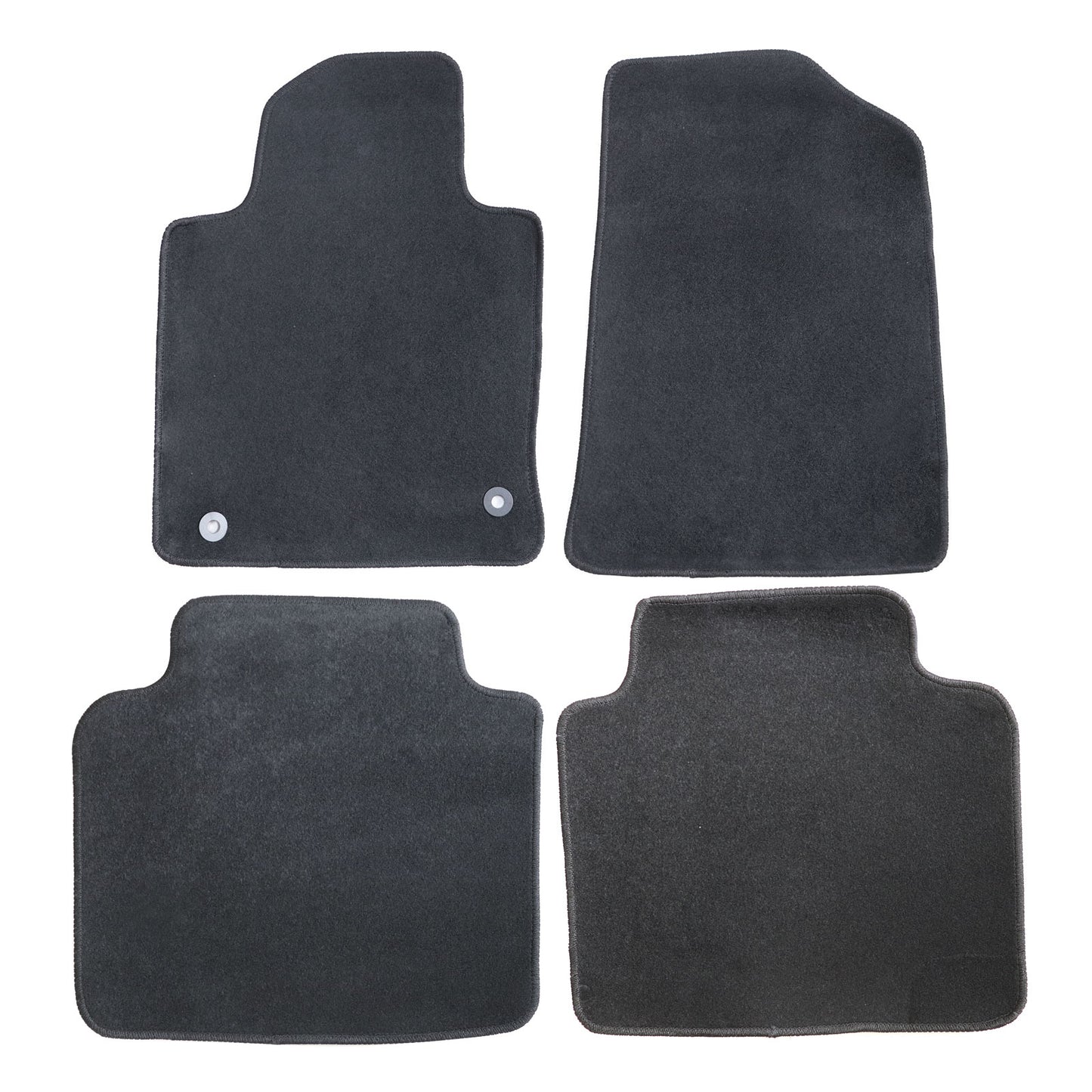 New For 2016-2020 Kia Optima Front & Rear Velour Floor Mats Carpet Black 4PCS