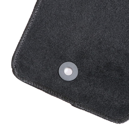For 2022-2025 Hyundai Tucson Front & Rear Velour Floor Mats Carpet Black 3PCS