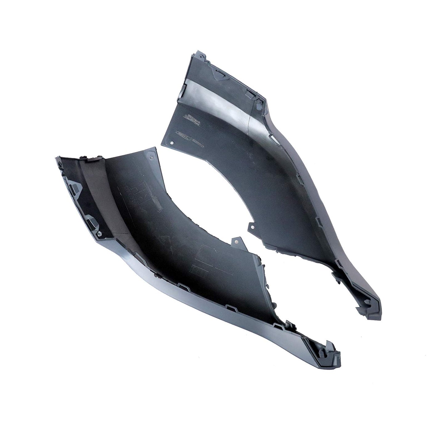 Fit 2017-19 Audi Q7 Front Left+Right Bumper Cover Trim Molding Spoiler AU1046106