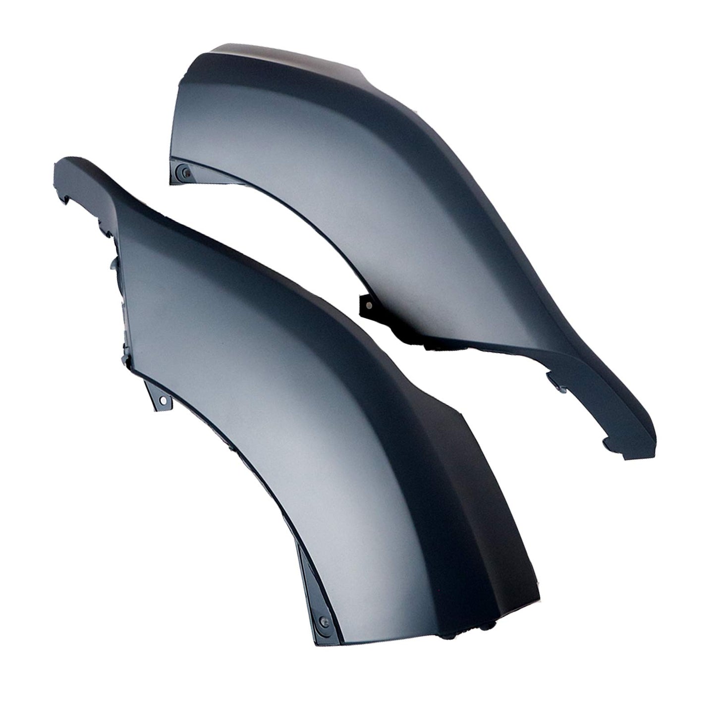 Fit 2017-19 Audi Q7 Front Left+Right Bumper Cover Trim Molding Spoiler AU1046106