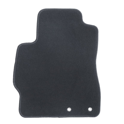 New For 2012-2019 Nissan Versa Front & Rear Velour Floor Mats Carpet Black 4PCS