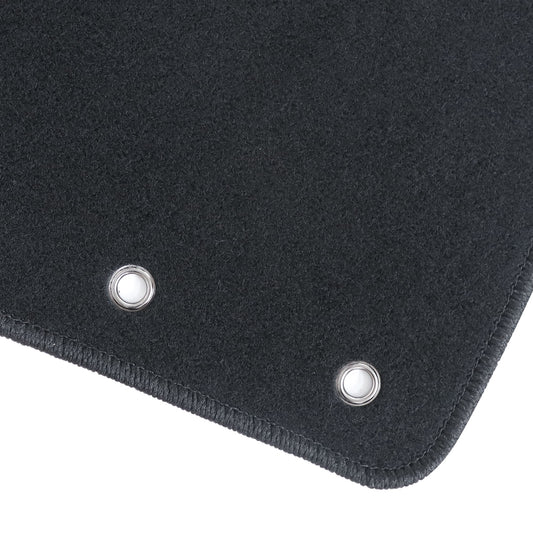 New For 2012-2019 Nissan Versa Front & Rear Velour Floor Mats Carpet Black 4PCS