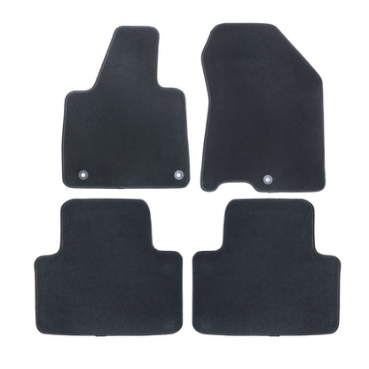 Front & Rear Velour Floor Mats Carpet For 2016 2017 2018 Hyundai Santa Fe Sport