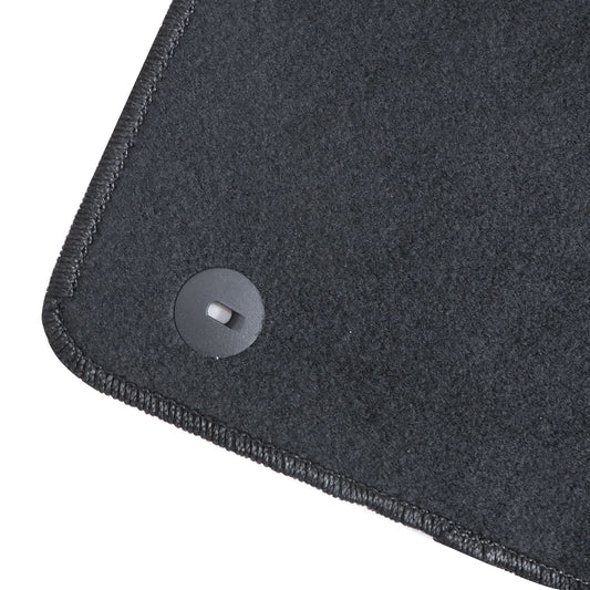 Front & Rear Floor Mats Carpet Velour Black Set of 4 For 2016-2020 Kia Sorento