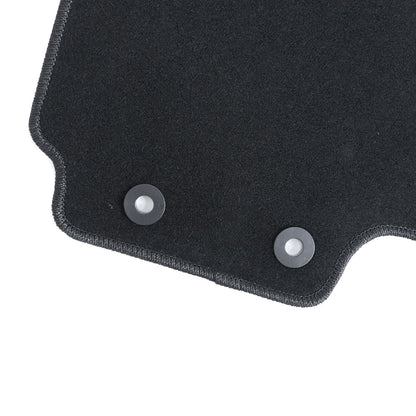 New For 2018-22 Hyundai Accent Front & Rear Velour Floor Mats Carpet Black 4PCS