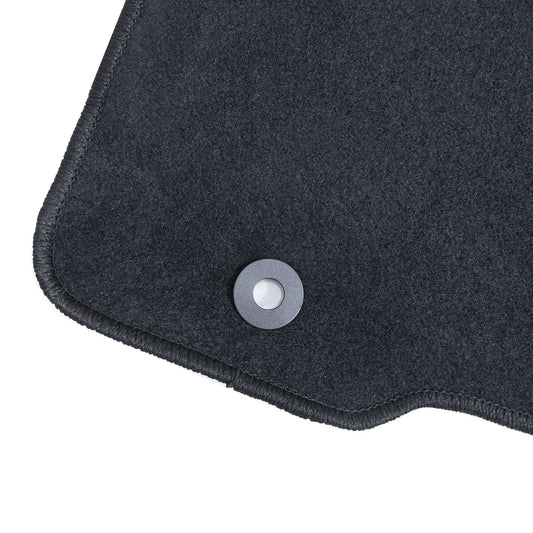 New For 2016-2022 Kia Sportage Front & Rear Velour Floor Mats Carpet Black 4PCS