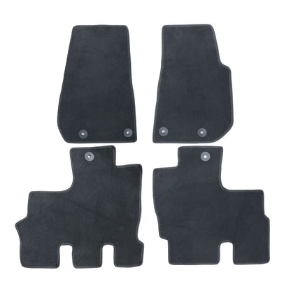 For 2014 2015 2016 2017 Jeep Wrangler Floor Mats Carpet Velour 2 Rows Anti-Slip