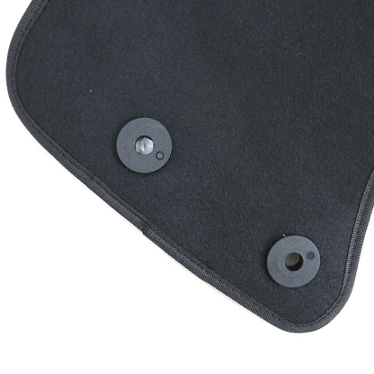 Black Velour Floor Mats Carpet Replacement For 2016-2023 Mazda MX-5 Miata 2-Door