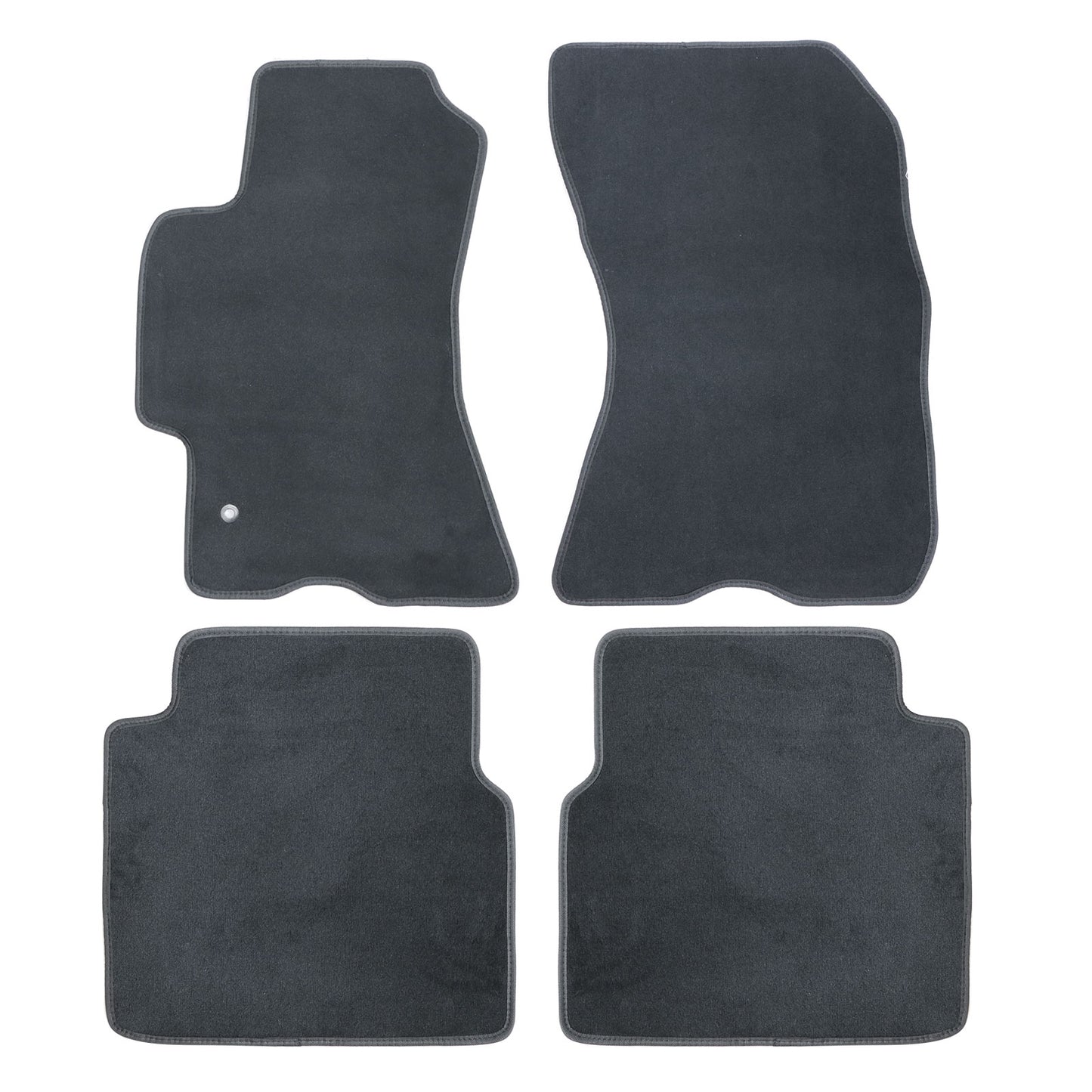 For 2005 2006 Subaru Outback Legacy Front & Rear Floor Mats Carpet Velour Black