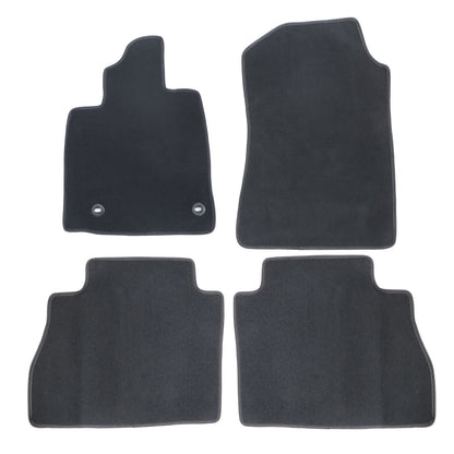 Black Velour Front & Rear Floor Mats Carpet 4Pcs New For 2007-2013 Toyota Tundra
