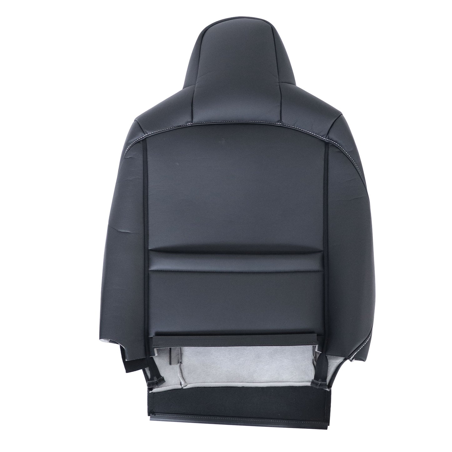 For 2009-2014 Mazda MX-5 Miata Front Driver Top Replacement Leather Cover Black