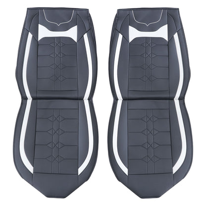 Leather 5 Seat Covers Full Set Front & Rear Cushion Fits Toyota Deluxe Car