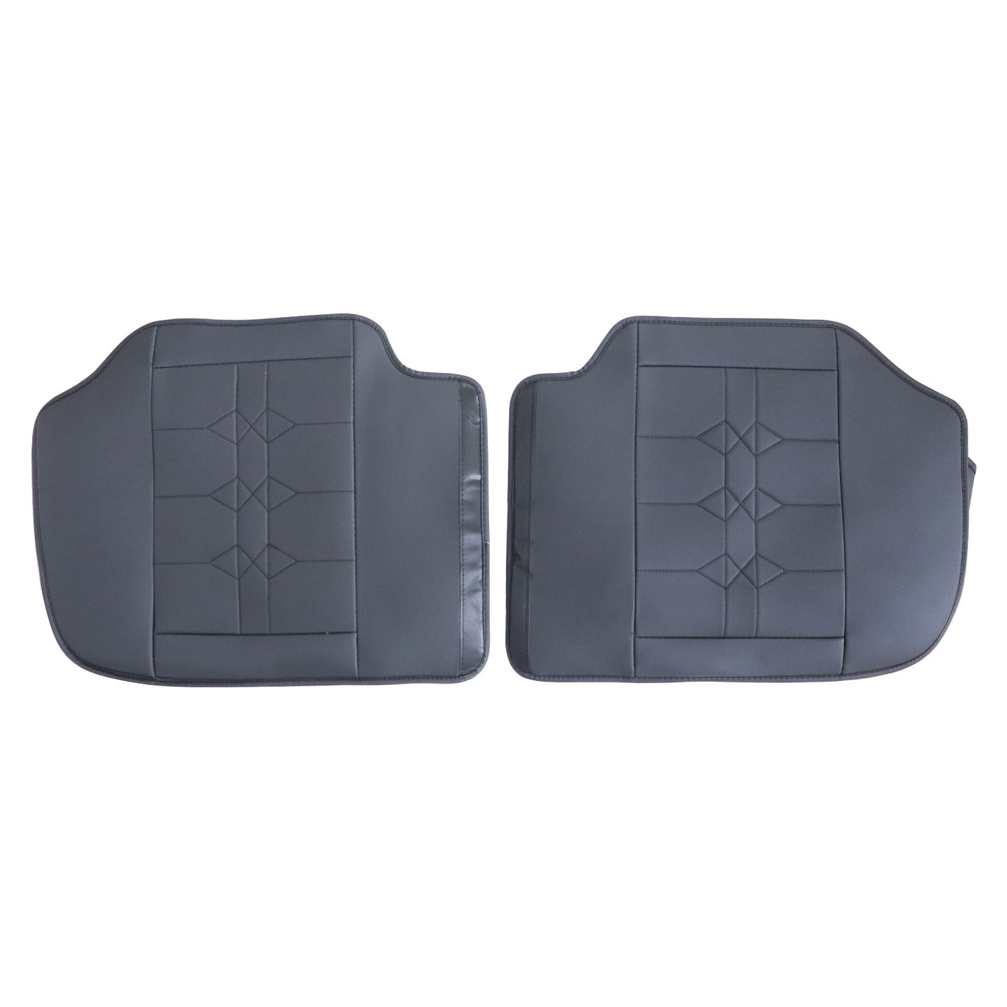 Leather 5 Seat Covers Full Set Front & Rear Cushion Fits Toyota Deluxe Car