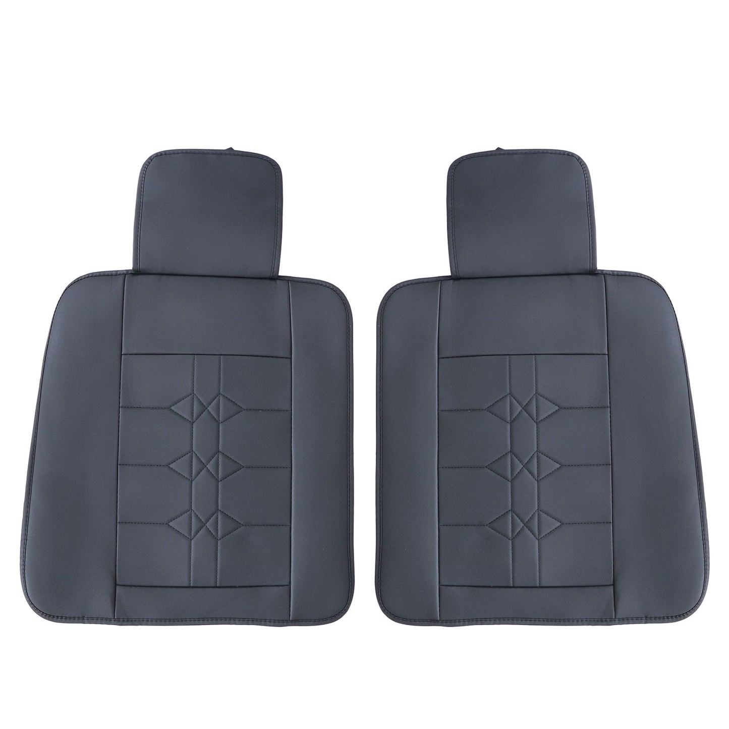 Leather 5 Seat Covers Full Set Front & Rear Cushion Fits Toyota Deluxe Car