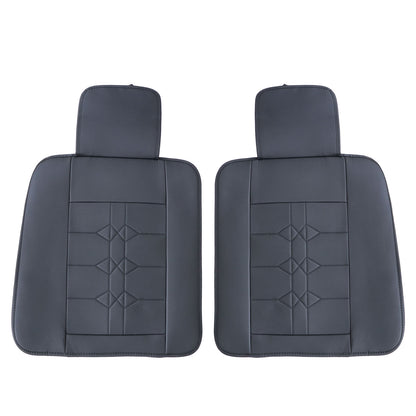 Leather 5 Seat Covers Full Set Front & Rear Cushion Fits Toyota Deluxe Car