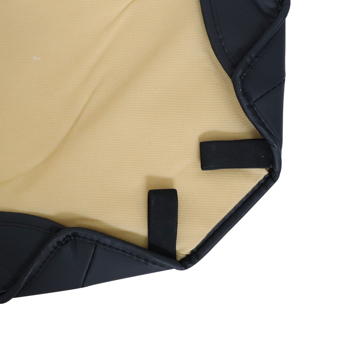 Leather 5 Seat Covers Full Set Front & Rear Cushion Fits Toyota Deluxe Car