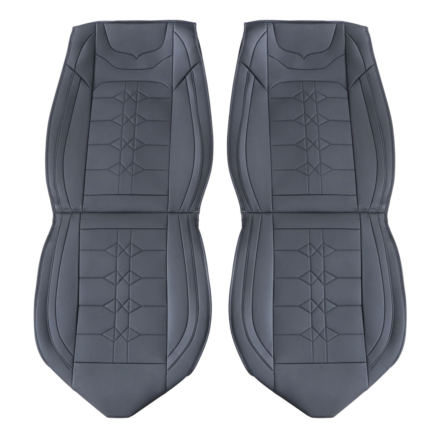 PU Leather 5 Seat Covers Full Set Front & Rear Cushion Fits Toyota?Deluxe Car