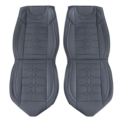 PU Leather 5 Seat Covers Full Set Front & Rear Cushion Fits Toyota?Deluxe Car