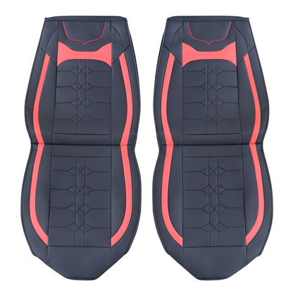 PU Leather 5 Seat Covers Full Set Front & Rear Cushion Fits Hyundai Deluxe Car