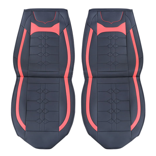 PU Leather 5 Seat Covers Full Set Front & Rear Cushion Fits Hyundai Deluxe Car