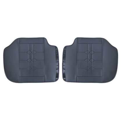 PU Leather 5 Seat Covers Full Set Front & Rear Cushion Fits Hyundai Deluxe Car