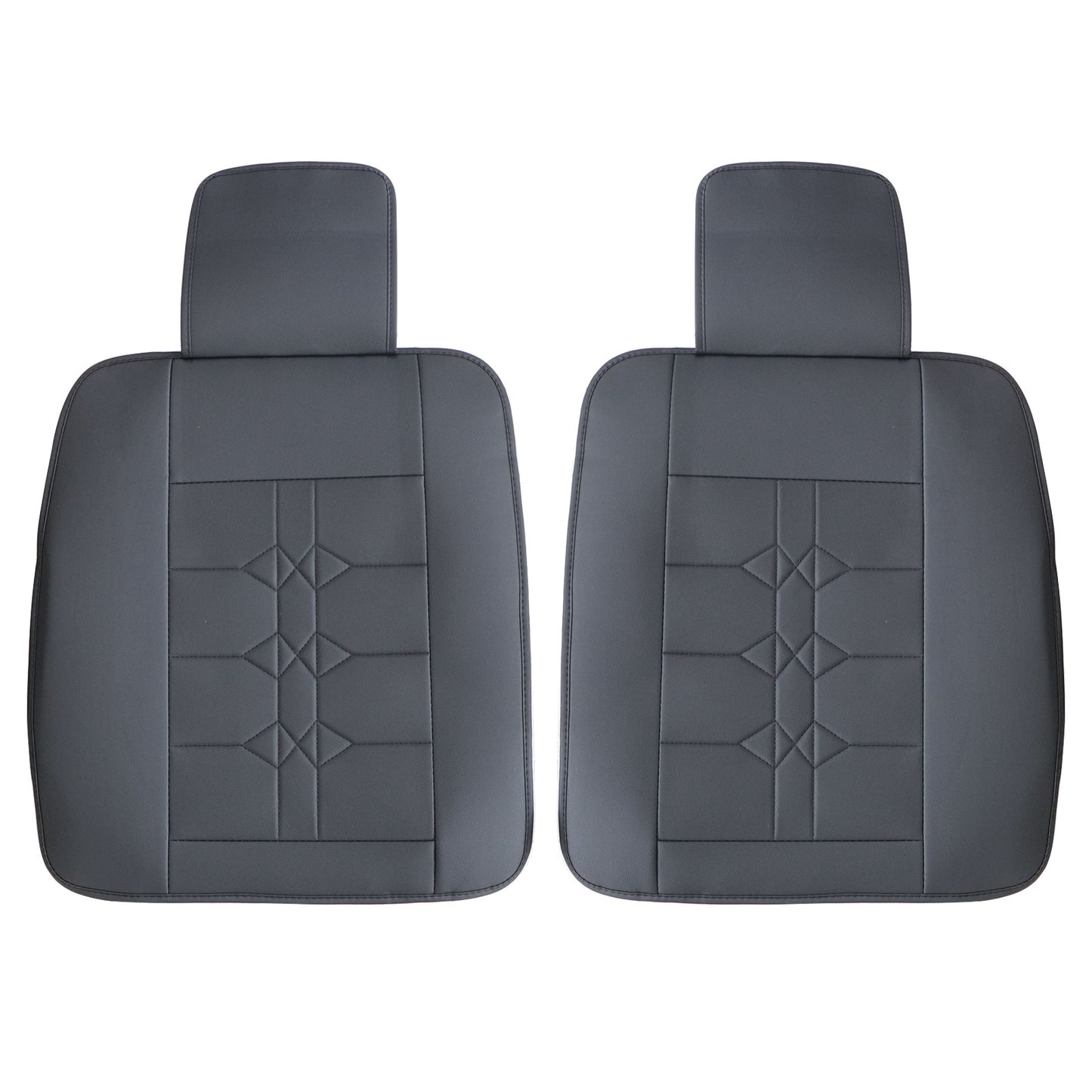 PU Leather 5 Seat Covers Full Set Front & Rear Cushion Fits Hyundai Deluxe Car
