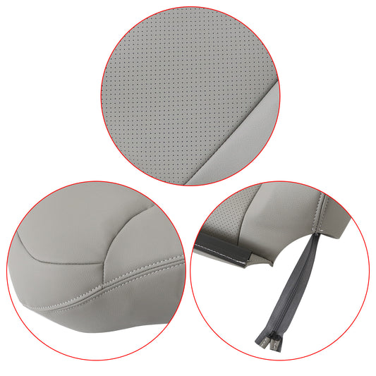 For 09-13 Subaru Forester Driver/Passenger Top Perf PU Leather Seat Cover Gray
