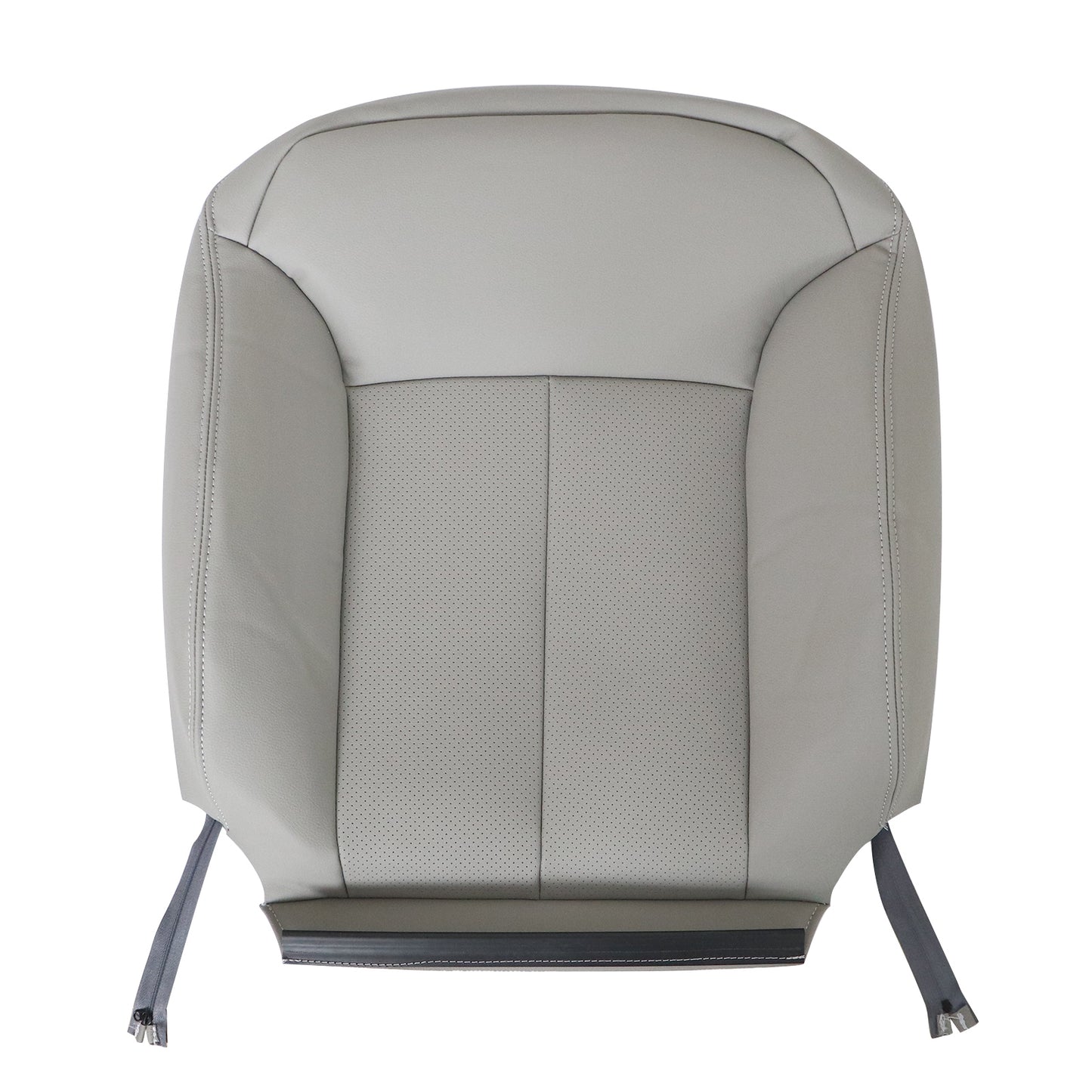 For 09-13 Subaru Forester Driver/Passenger Top Perf PU Leather Seat Cover Gray