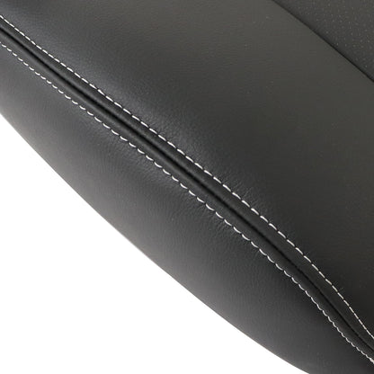 For 09-13 Subaru Forester Driver/Passenger Top Perf PU Leather Seat Cover Black