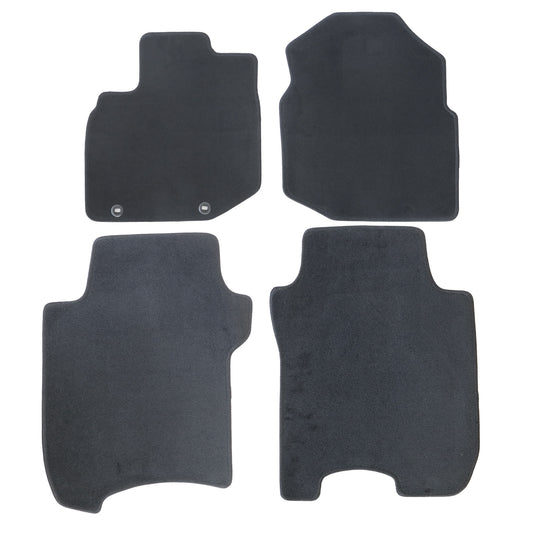 4Pcs Front & Rear Floor Mats Carpet Replacement Velour For 2009-2013 Honda