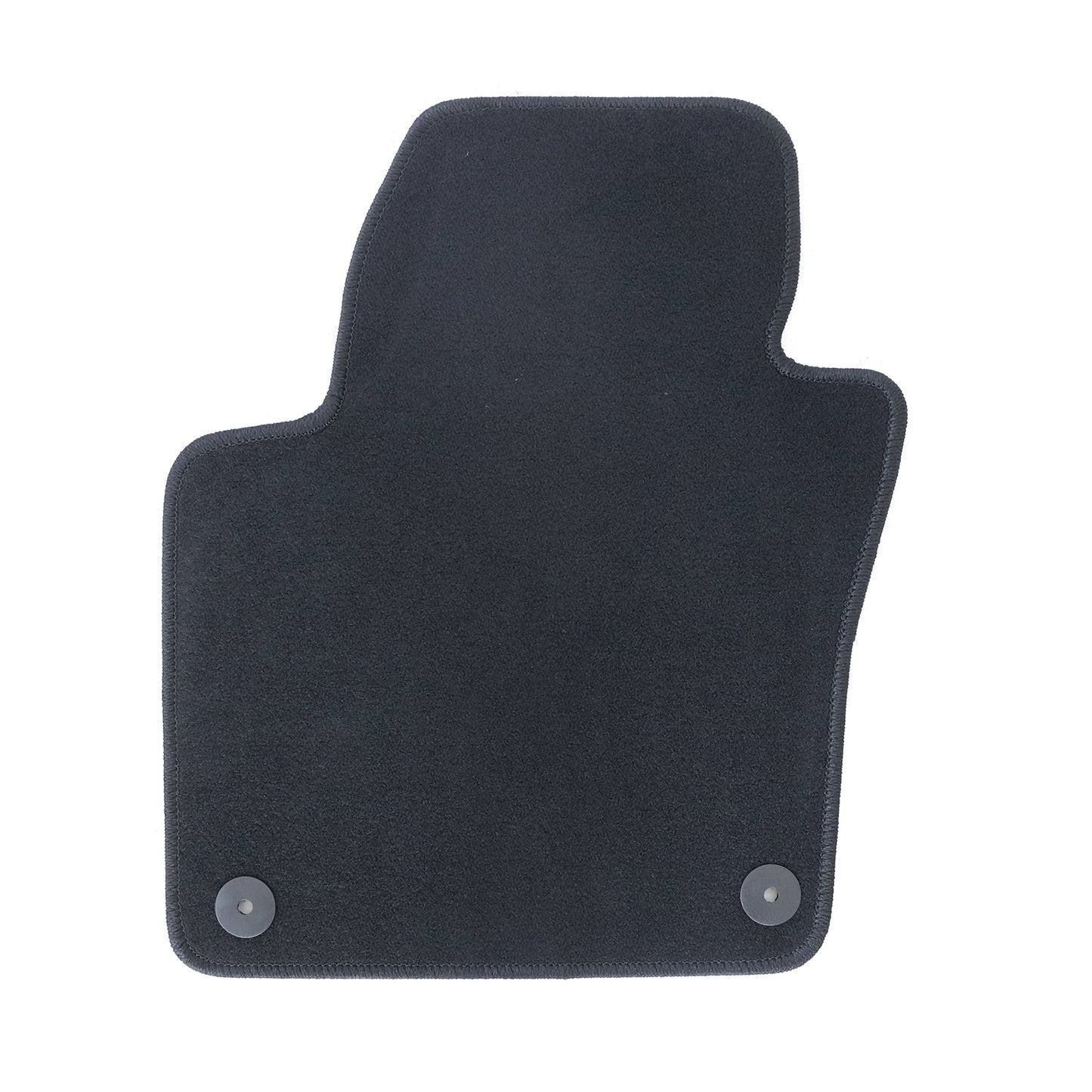 For 2009-2017 Volkswagen Tiguan Front & Rear Velour Floor Mats Carpet Black 4PCS