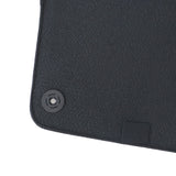 For 2009-2017 Volkswagen Tiguan Front & Rear Velour Floor Mats Carpet Black 4PCS