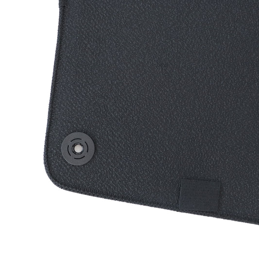 For 2009-2017 Volkswagen Tiguan Front & Rear Velour Floor Mats Carpet Black 4PCS