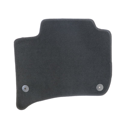 New For 2010-2018 VW Touareg Front & Rear Velour Floor Mats Carpet Black 4PCS
