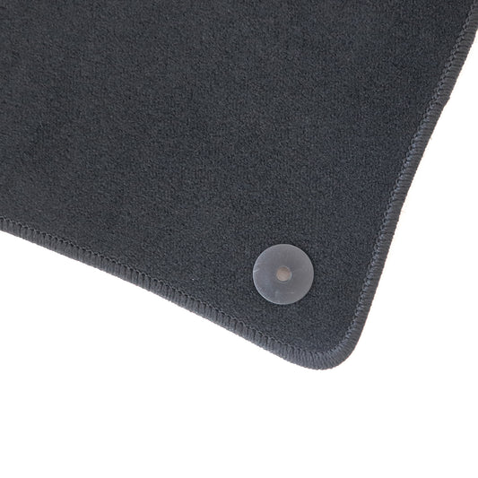 New For 2010-2018 VW Touareg Front & Rear Velour Floor Mats Carpet Black 4PCS