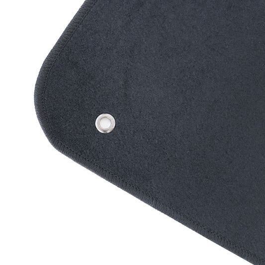 For 2015-2023 Dodge Challenger Front & Rear Velour Floor Mats Carpet Black 4PCS