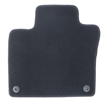 New For 2016-2025 Volvo XC90 Front & Rear Velour Floor Mats Carpet Black 6PCS